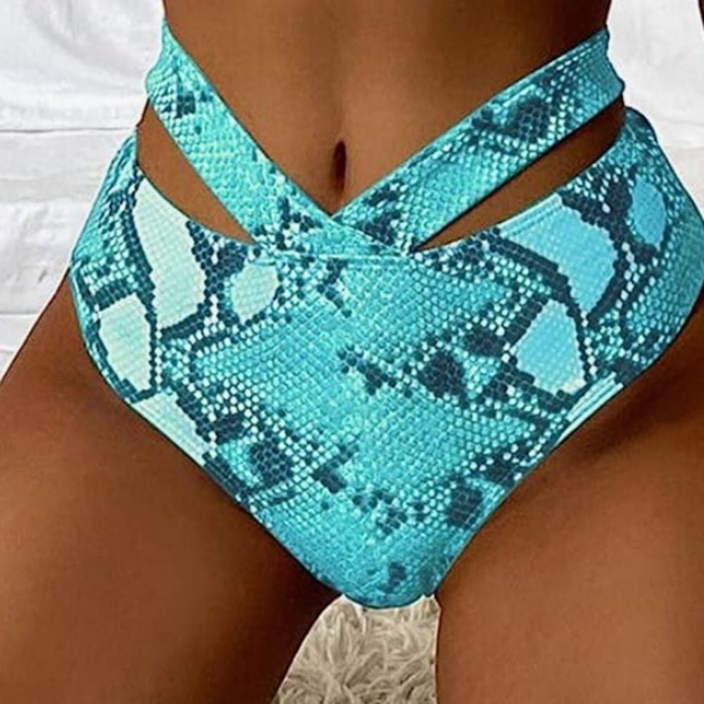 NWT Sun Dazed green‎ snake print size XS